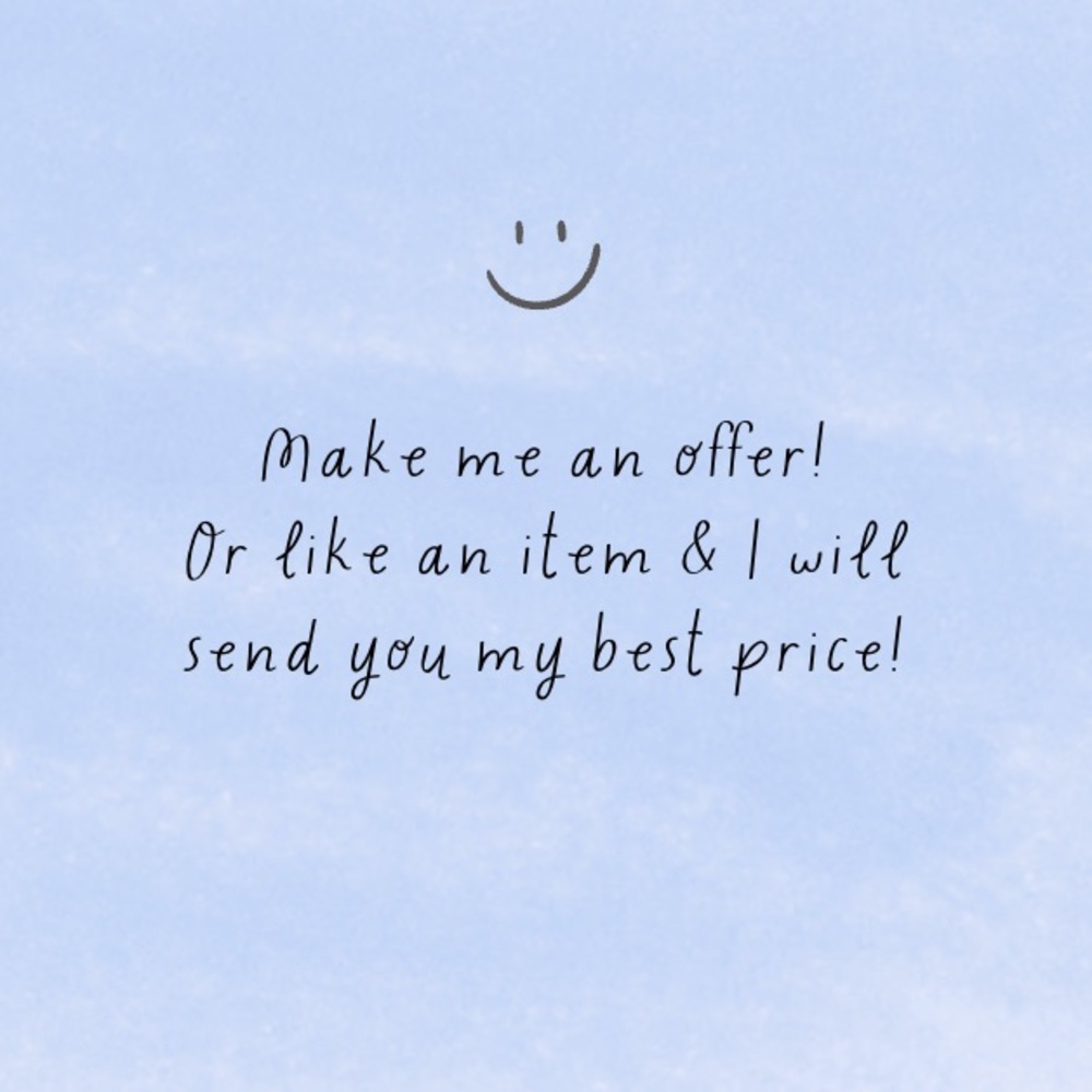Make me an offer 😇
